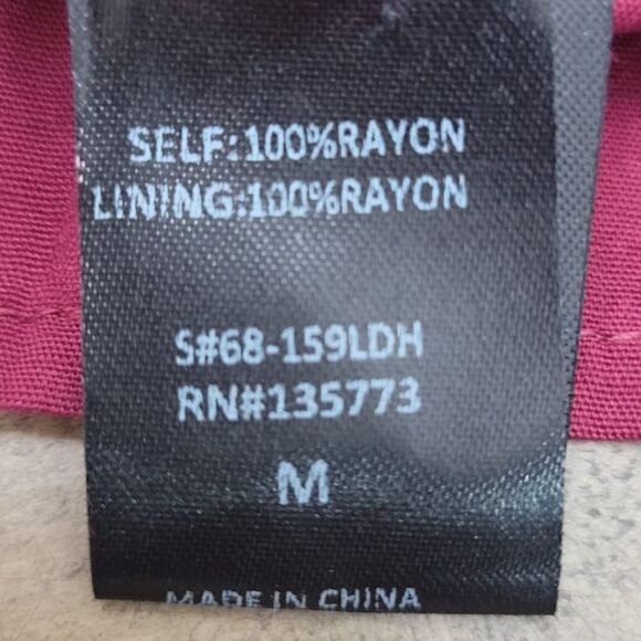 VICI Mix Boho Prints Short Sleeve Dress W Pockets Visible Back Zipper Size M - Picture 11 of 11